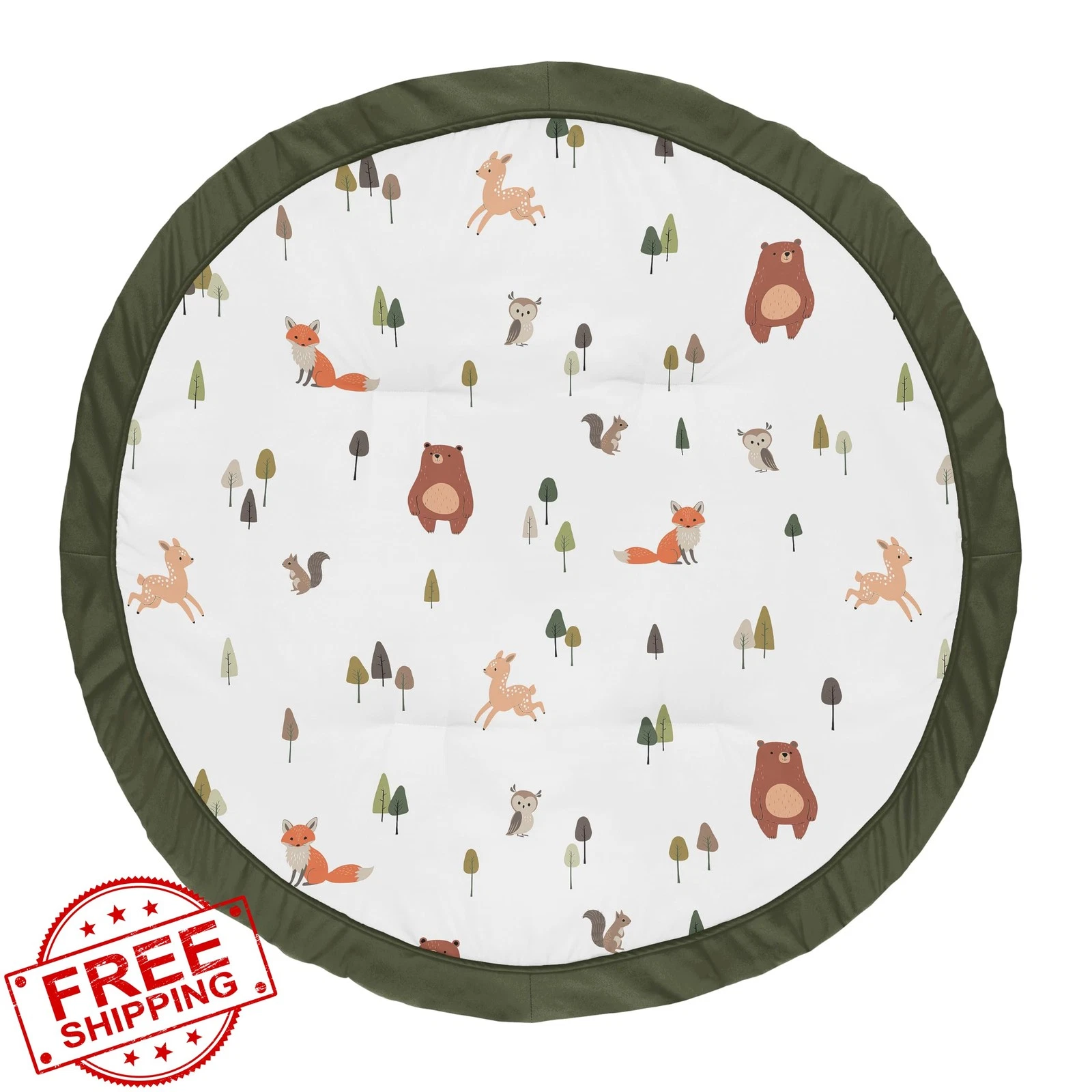 Sweet Jojo Designs Baby Play Mat Woodsy Pals