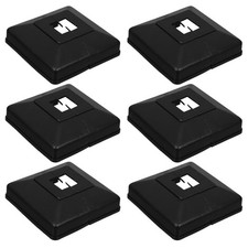 6 Pcs Post Covers for Porch Base Plate Decking Posts Corridors Skirt