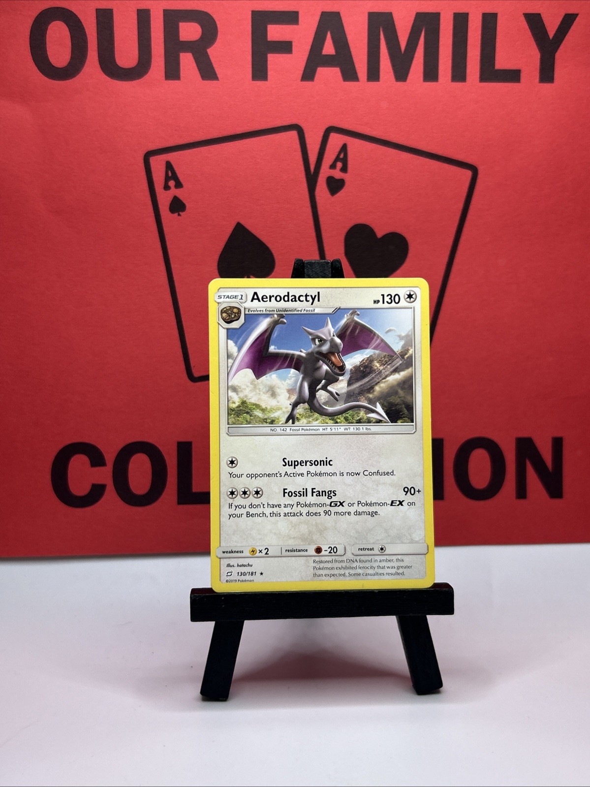 Aerodactyl 130/181 Rare Team Up Regular 2019 Pokemon Card