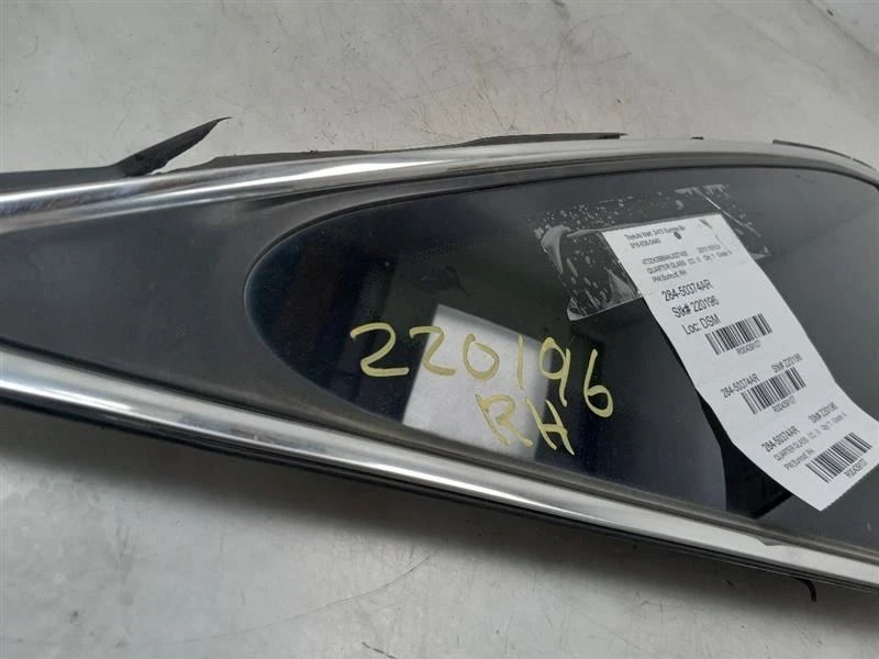 09-16 TOYOTA VENZA PASSENGER RIGHT QUARTER GLASS PRIVACY TINT Foto 3 de 4