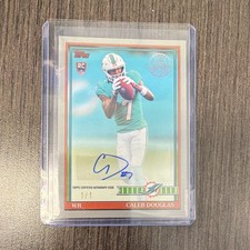 Marketplace image: Topps 2025 Bowman U Chrome Caleb Douglas Auto RC SuperFractor 1/1 BCA-CD