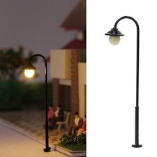 LED Straßenlampen H0 Lampen Leuchten 6,5cm 12-19V Modelleisenbahn 10 Stück S703