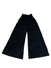 Ripley Rader Black Ponte Knit High Waist Wide Leg Cropped Slimming Pants Small
