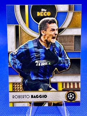 2025-26 Topps Deco UEFA Club Competitions Roberto Baggio Joueur Emblematique