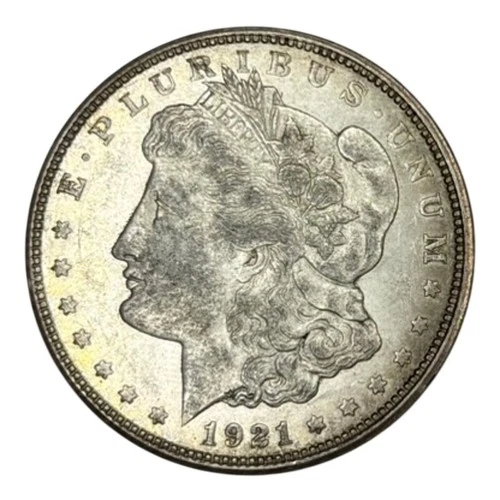 1921 D Morgan Silver Dollar Coin US Liberty Eagle One Dollar 90% Silver
