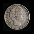 1899-S Barber Quarter San Francisco US Mint American Specie, Fine Condition