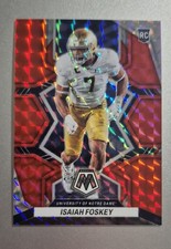 2023 Panini Mosaic Draft Picks - Isaiah Foskey #32 Red Mosaic Prizm /99 (RC)