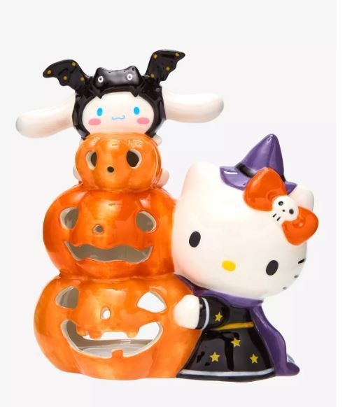 Sanrio Hello Kitty & Cinnamoroll Pumpkins Tea Light Holder 7.5