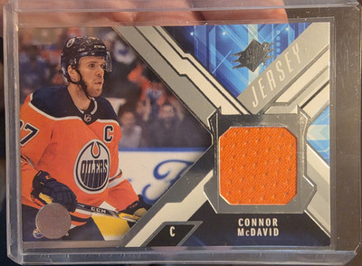 Upper Deck SPH Jersey Connor McDavid Edmonton Oilers J-CM Memorabilia Insert