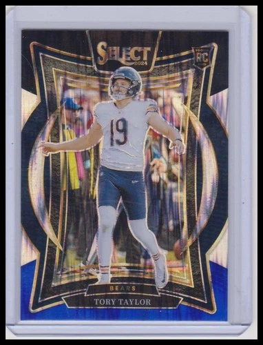 2024 Panini Select Football Black and Blue Shock Tory Taylor #1