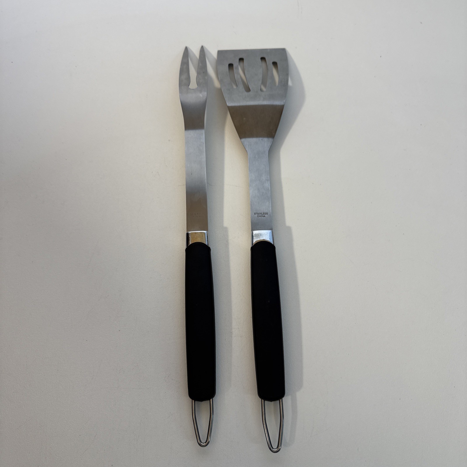 2 Piece Chefmate Grilling Set ~ Spatula and Fork