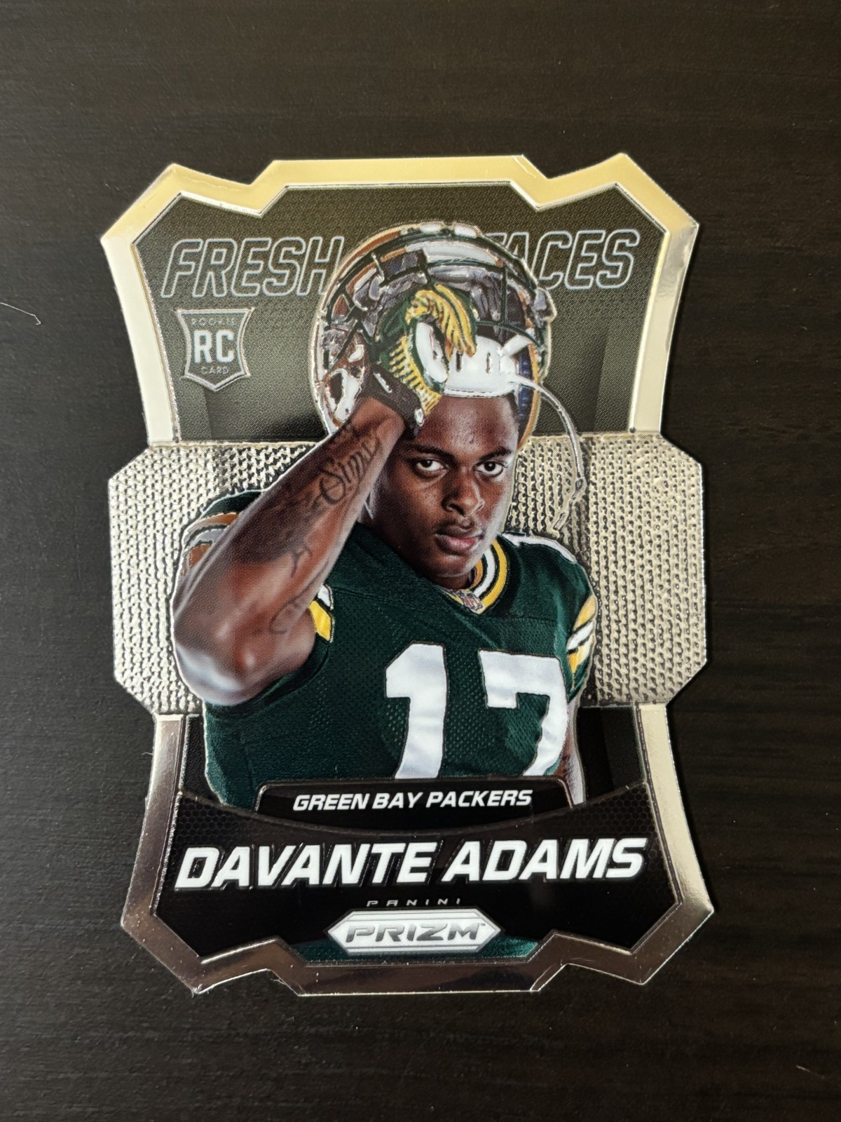 Davante Adams 2014 Prizm Rookie Fresh Faces Die-Cut #FF12 RC Green Bay Packers