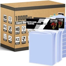 10000 Counts Card Sleeves Top Loaders for Trading Cards, Penny Soft Sleeves C...