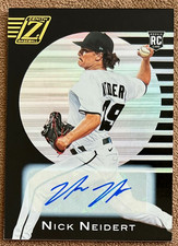 2021 Panini Chronicles Zenith Rookie Autograph #3 Nick Neidert Miami Marlins RC