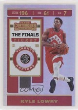 2019-20 Panini Contenders The Finals Ticket /65 Kyle Lowry #66 0en
