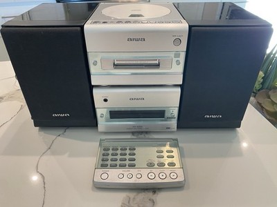 1999 Aiwa XR-M88 Compact CD/Cassette Deck/AM/FM/ W (2) SX-LM200