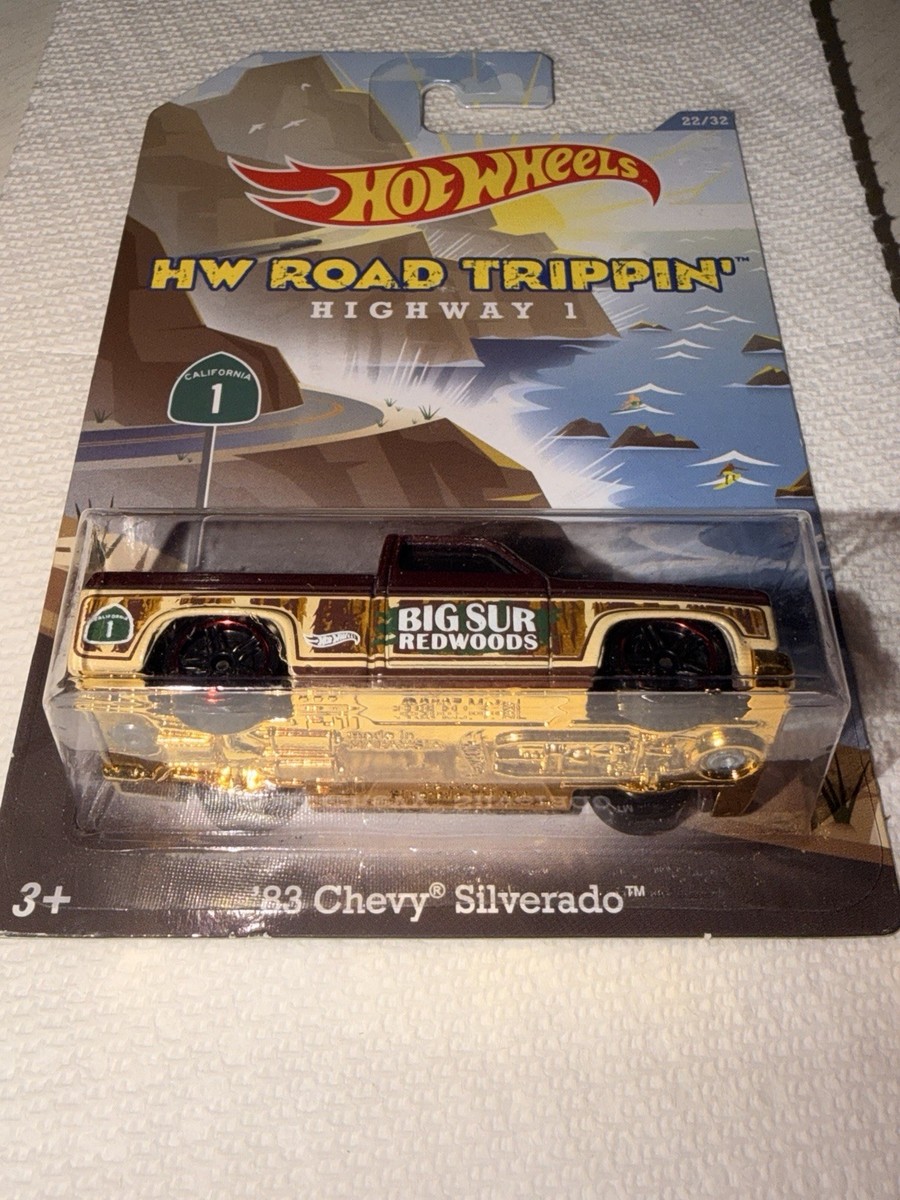 HW ROAD TRIPPIN　ハイウェイ1　83シェビーシルバラード Hot Wheels 83 Chevy Silverado HW Road Trippin' Highway 1 Big Sur
