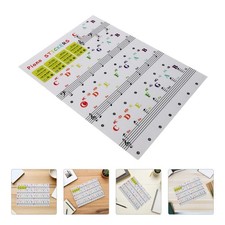 5 Sheets Sticker Notes for Piano Keys Keyboard Stickers Beginners
