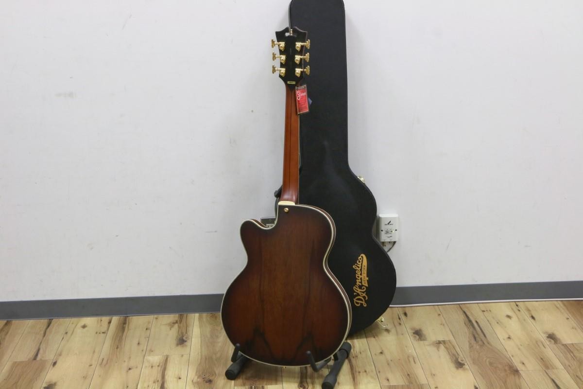 Electric Guitar D'Angelico Deluxe 59 Satin Brown Burst with