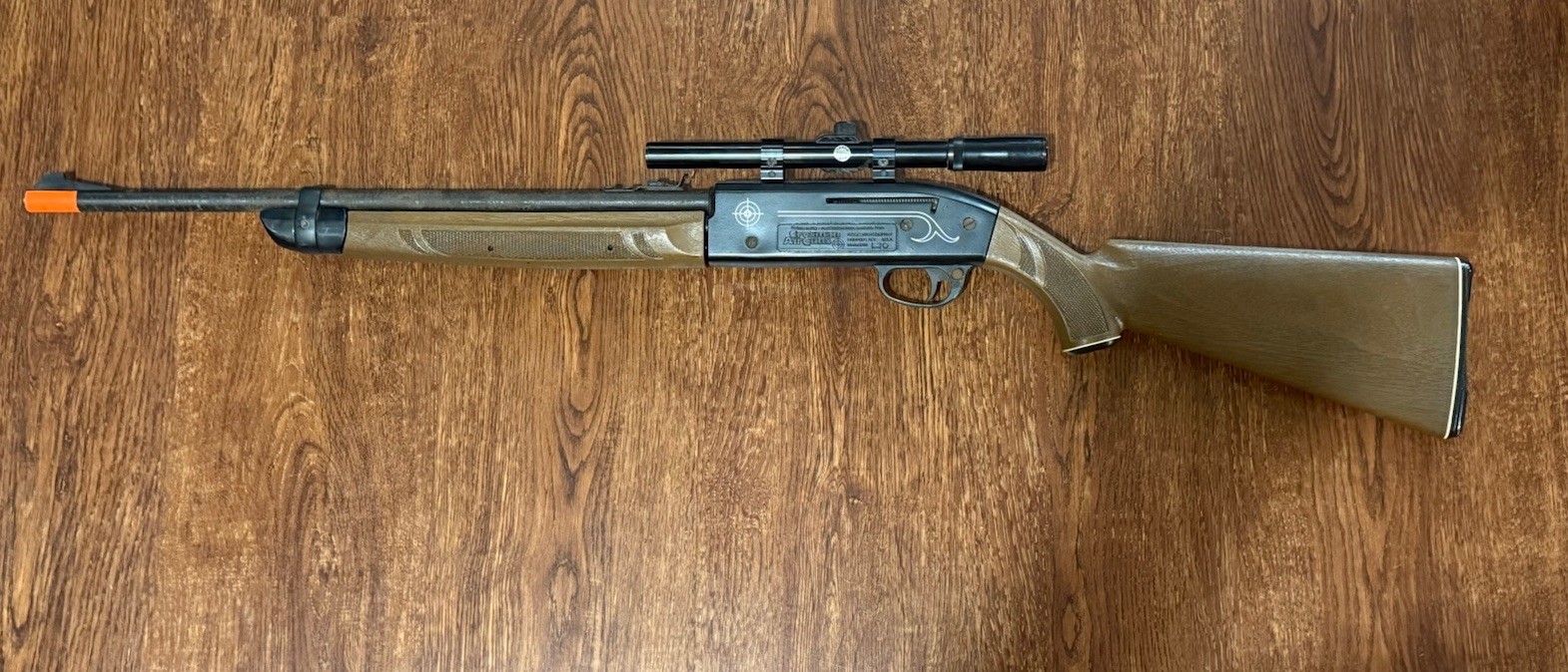 Crosman Classic 2100 .177 Caliber BB Gun & Pellet Air Rifle w/ Scope Works Well