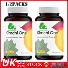 1/2X Kimchi Powder Capsules, Probiotics, Enzymes Supplements | UK Fast shipping