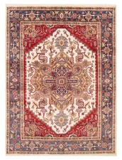 7'9" x 10'4" Traditional Vintage Hand Knotted Oriental Carpet Wool Area Rug