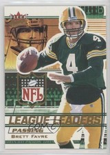 2002 Fleer Ultra League Leaders Brett Favre #1LL HOF 9bi