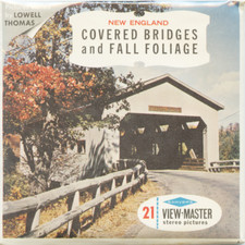 Covered Bridge and Fall Foliage - View-Master 3 Reel Packet - A611-S6A