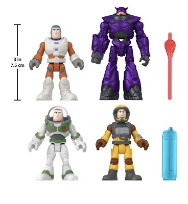 Imaginext Disney Pixar Lightyear 2022 Figure Pack of 4 Buzz Zurg