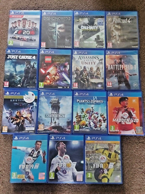 15 PS4 Spiele Restposten Konvolut inkl. COD, Battlefield, Star Wars, F1, AC & Fallout