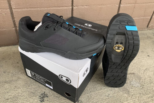 Crank Brothers MALLET E Lace Mountain Bike Flat Shoes 11 US/44.5 EUR W/CLEATS