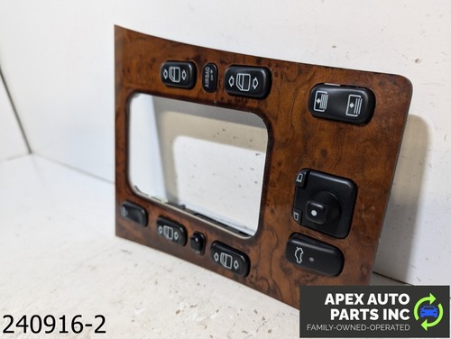 OEM 1996-1999 Mercedes E430 4.3L Center Console Shifter Trim Bezel Assembly Wood - Picture 2 of 8