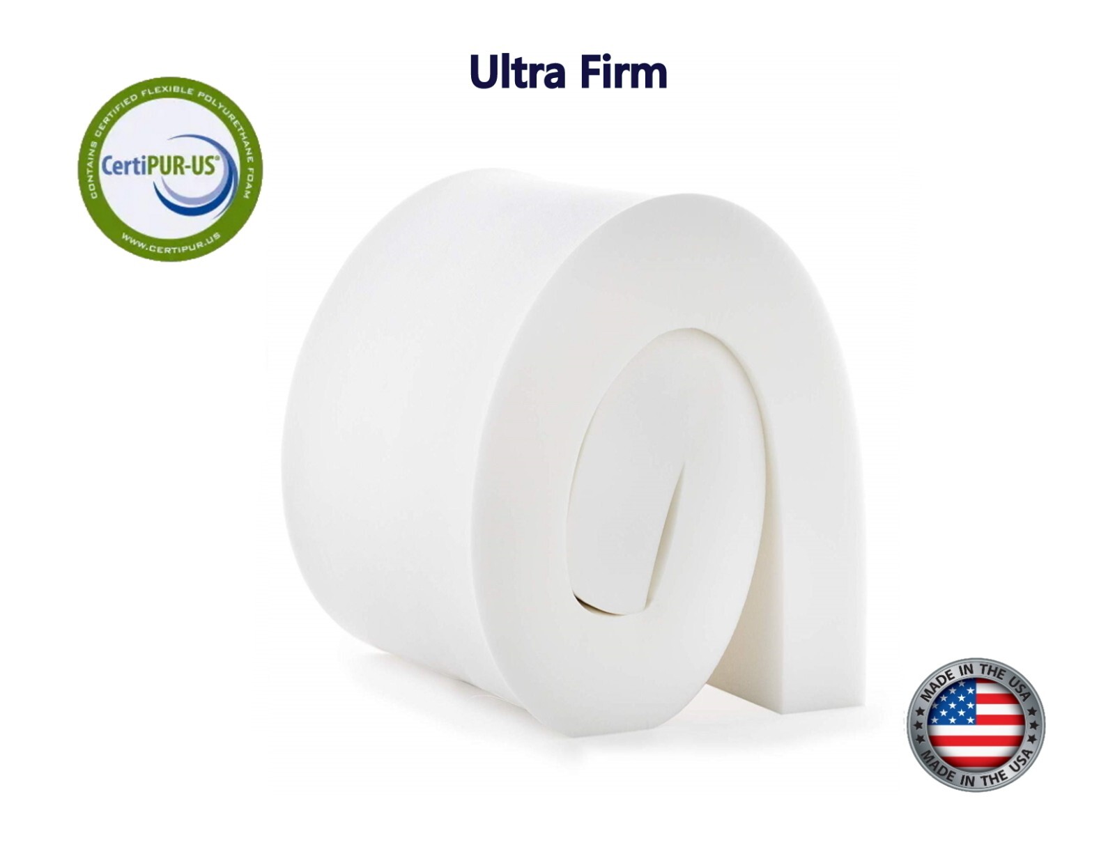High Density Upholstery Foam (Ultra Firm) 3"x24"x80" 52ILD  Foam Seat Cushions