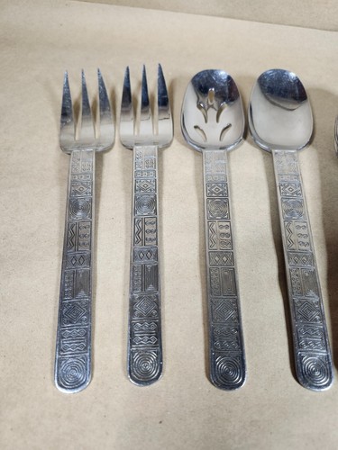 Cambridge Aztec Assorted Stainless Flatware Pick Your Piece Fork Spoon Knife - 第 2/20 張圖片