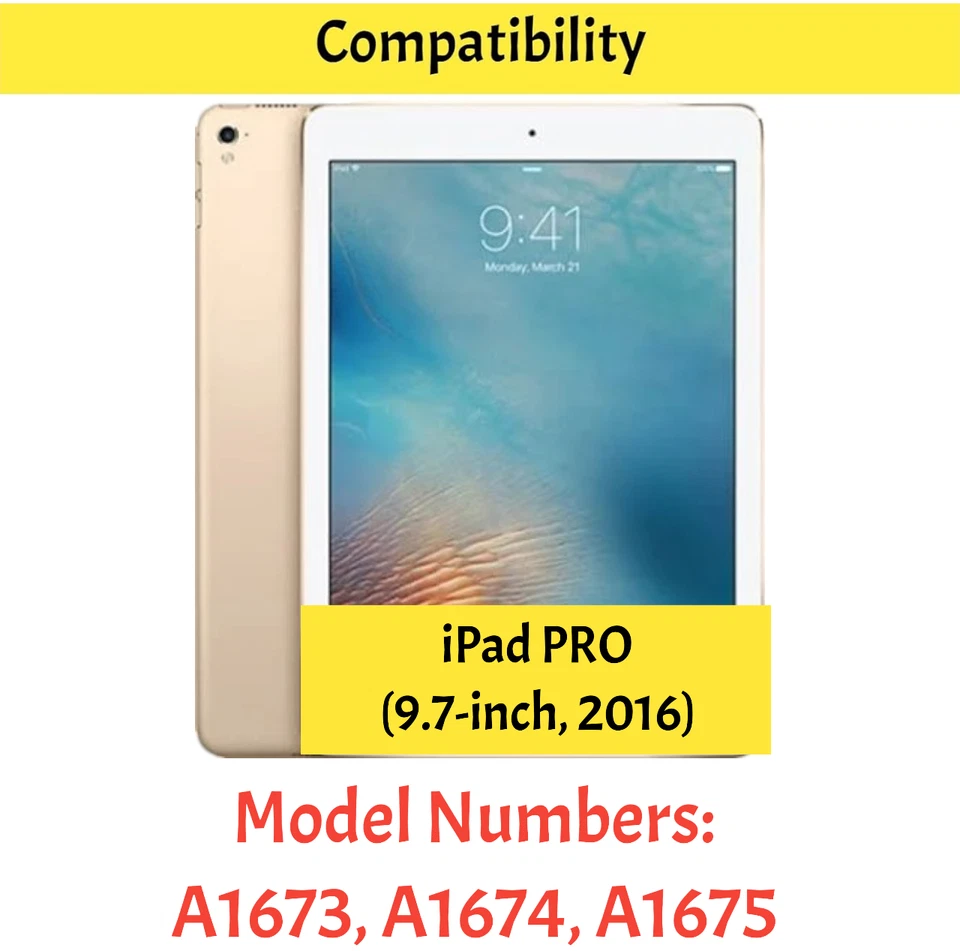 ZAGG iPad PRO (9.7-inch 2016) Smart Folio Case Wireless Bluetooth Keyboard Cover - Image 2 of 4