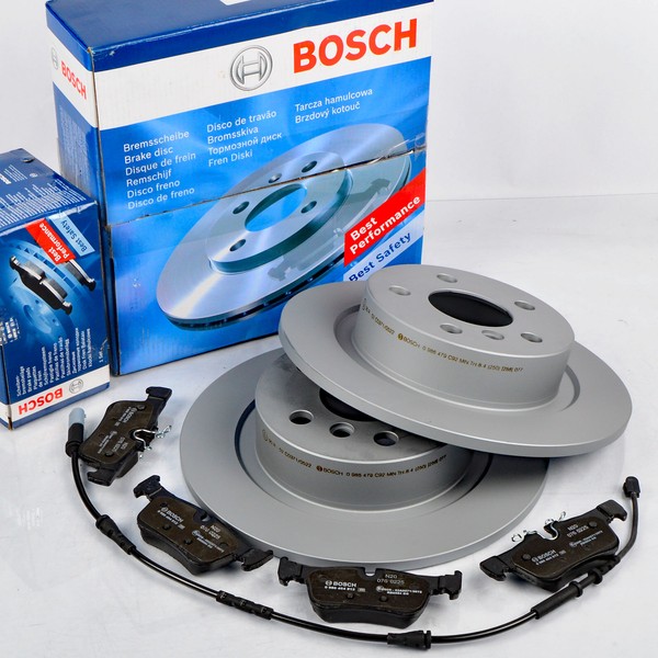 2X Bosch Bremsscheiben 280Mm + BeläGe + Wako Hinten FüR BMW F45 F46 X1 Mini-image