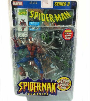 Spiderman Battle Ravaged Spider-man Classic & Comic Series II New