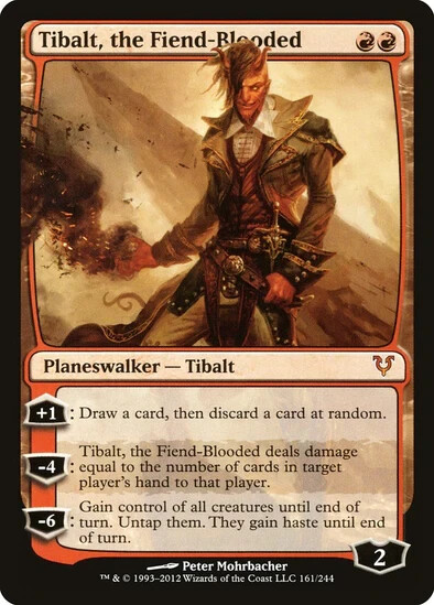 Tibalt, the Fiend-Blooded 1x FOIL AVR MTG Avacyn Restored Mythic MINT red Tibalt, the Fiend-Blooded 1x FOIL AVR MTG Avacyn Restored Mythic MINT red