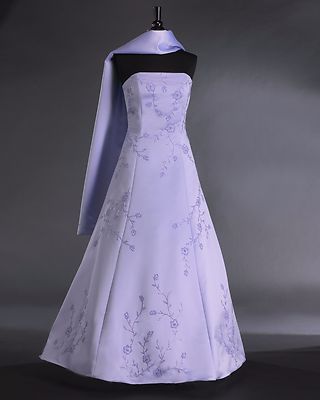 Jasdee Sleeve Less A Line Dress 58''Length Hand Work Beading On Satin Style SH126