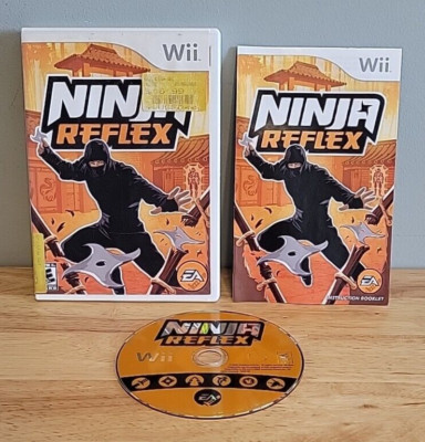 Ninja Reflex Nintendo Wii Original COMPLETE CIB w/ manual