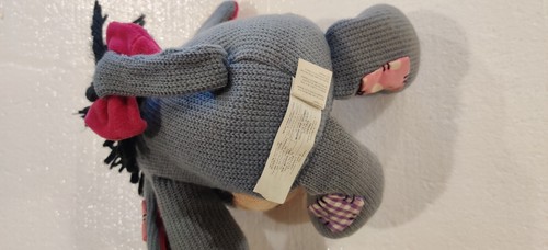 Disney Ragdoll Eeyore Ragdoll Patchwork Hobo 12 Inch Plush Toy Winnie The Pooh - Picture 11 of 12