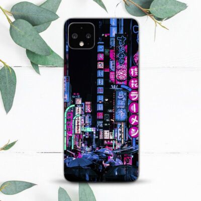 Japanese Aesthetic Night City Case For Google Pixel 2 3 3a 4 4a 5 6 7 8 XL