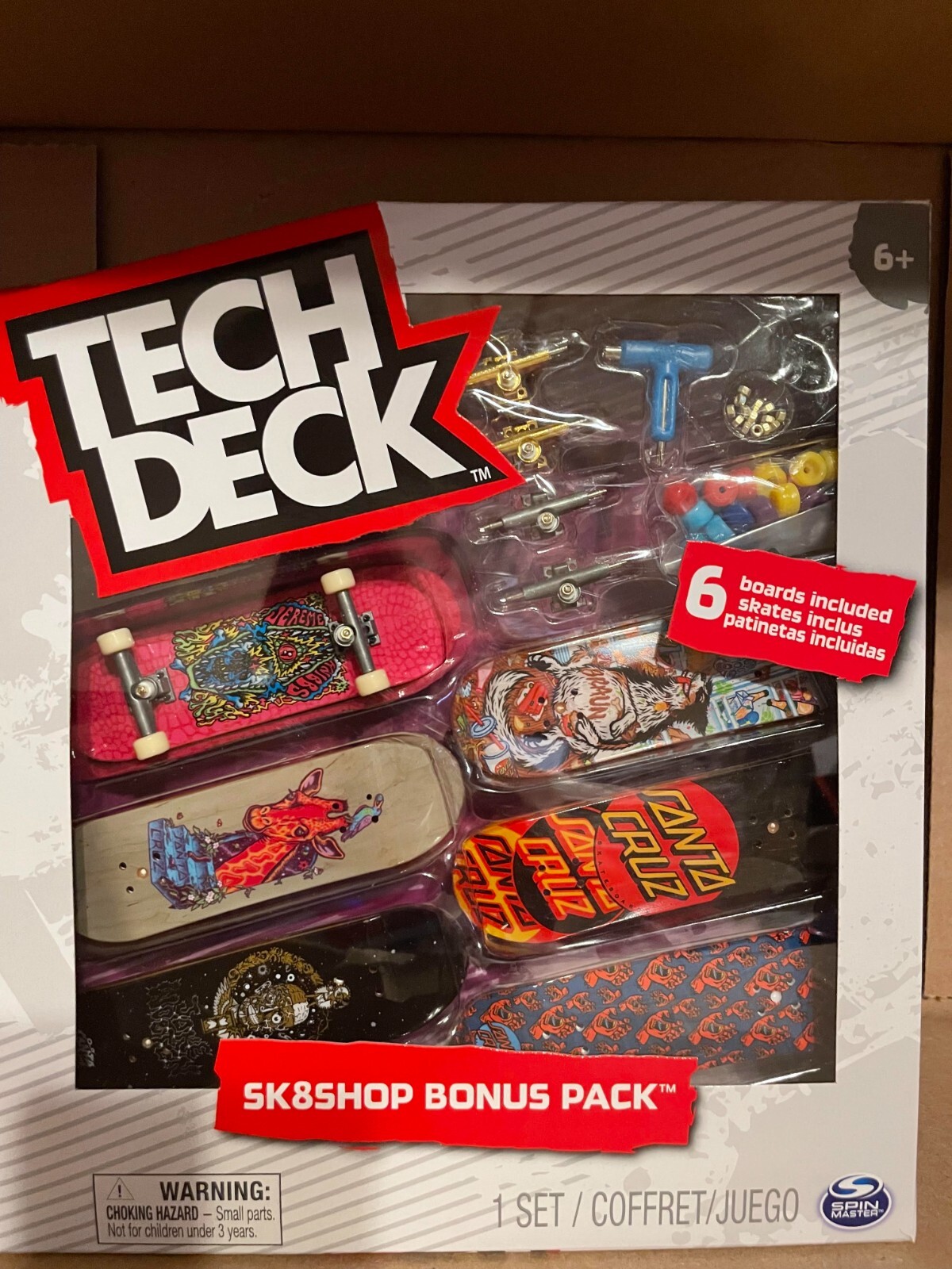 Tech Deck SK8SHOP REVIVE, DGK o FINESSE, ETC. PACK BONIFICACIÓN Diapasón Fecha 8/23
