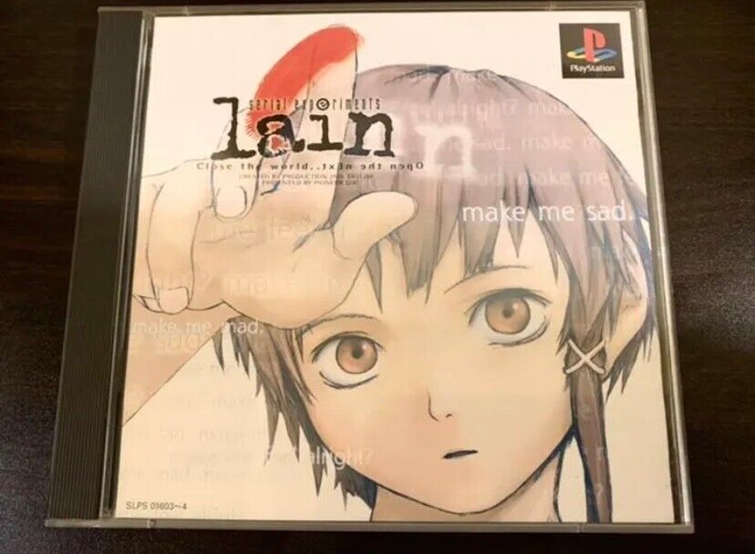 PlayStation Software serial experiments lain Video Game Japan 1998  SLPS-01603