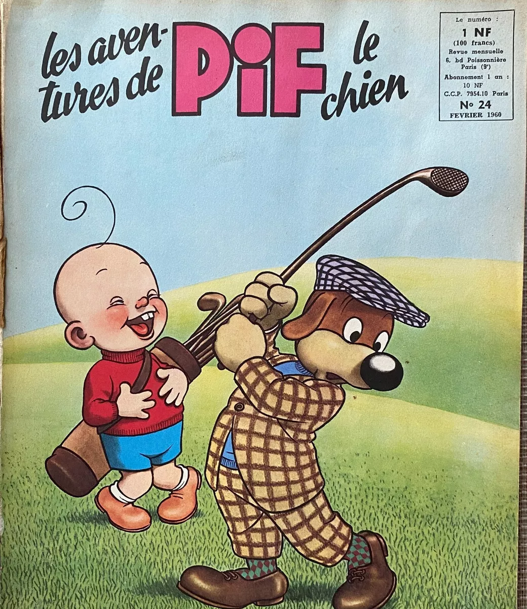 The Adventures Of Pif The Dog Golfer Number 24 February 1960