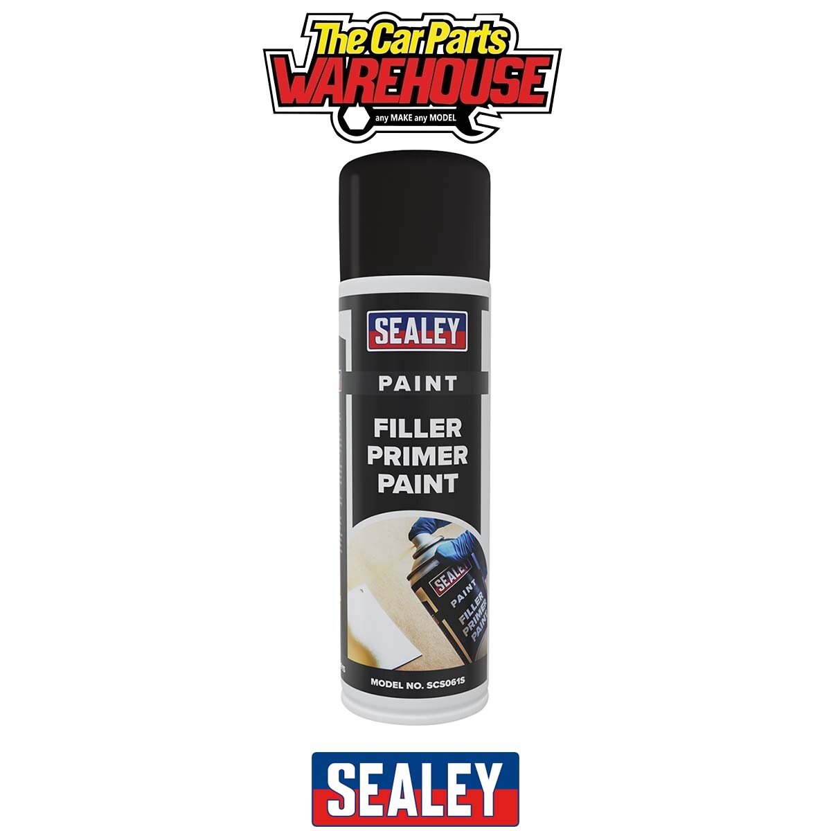 Sealey SCS061 Filler Primer Paint 500ml - Pack of 6