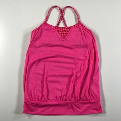 Ivivva Tanktop Mädchen 12 Pink Tailliert Mit Trägern Am Rücken Und Sport-BH