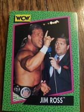 Jim Ross 1991 Impel WCW Wrestling Trading Card - #155