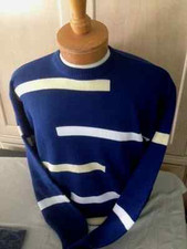 NWT New Mens Blue Pringle Faldo Crewneck Pringle ,L,XL Sweater  90 value