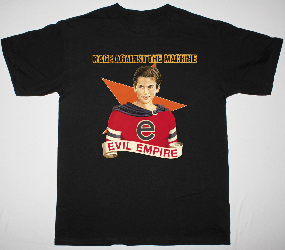 Vtg Rage against the machine Band EVIL EMPIRE Cotton Black Unisex